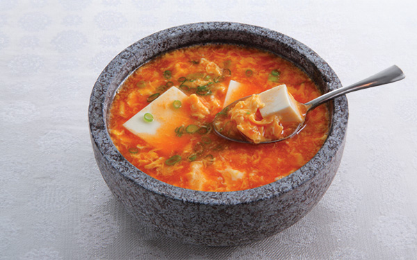 焼肉屋さんの雑煮チゲ