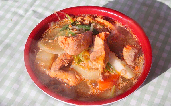 海のフォアグラあんこう肝鍋雑煮