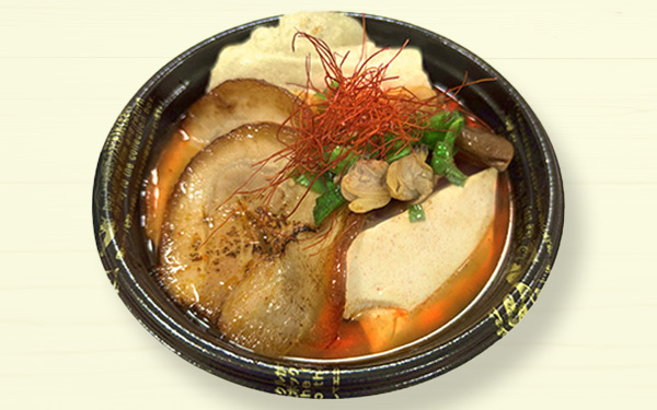 スンドゥブ風雑煮 今年はあぶり豚のせ!